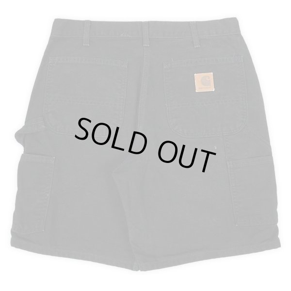 画像2: 00's Carhartt ダックペインターショーツ "BLACK" (2)