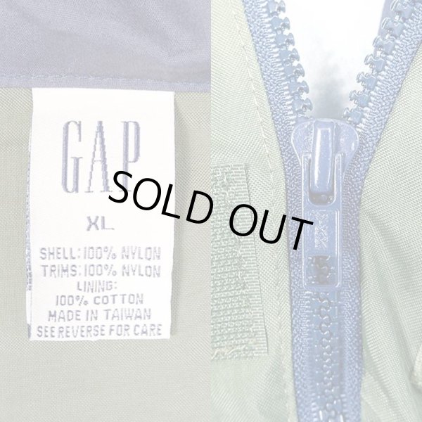 画像3: 90's OLD GAP ナイロンアノラックパーカー (3)