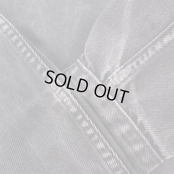 画像4: 90's Euro Levi's 70503 ブラックデニムジャケット (4)