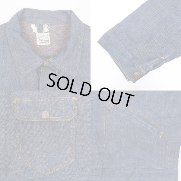 画像4: 60's Bar C by CARWOOD ブランケットライナー デニムジャケット (4)