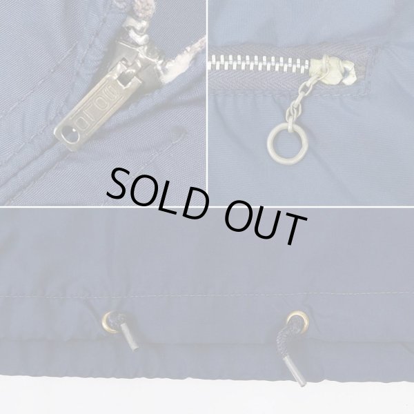 画像3: 60's unknown ナイロンアノラックパーカー "NAVY" (3)