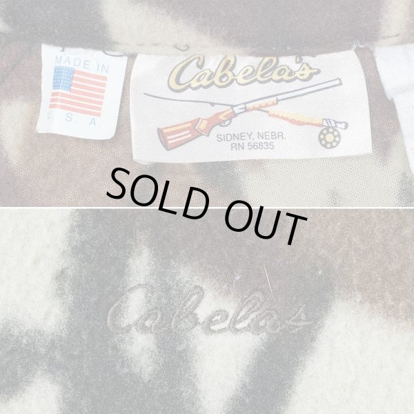 画像2: 80's Cabela's リアルツリーカモ柄 フリースジャケット "MADE IN USA" (2)