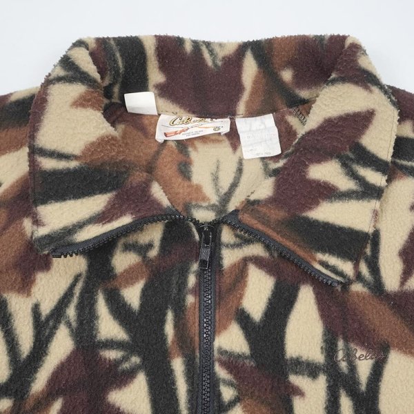 画像3: 80's Cabela's リアルツリーカモ柄 フリースジャケット "MADE IN USA" (3)