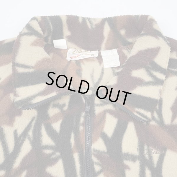 画像3: 80's Cabela's リアルツリーカモ柄 フリースジャケット "MADE IN USA" (3)