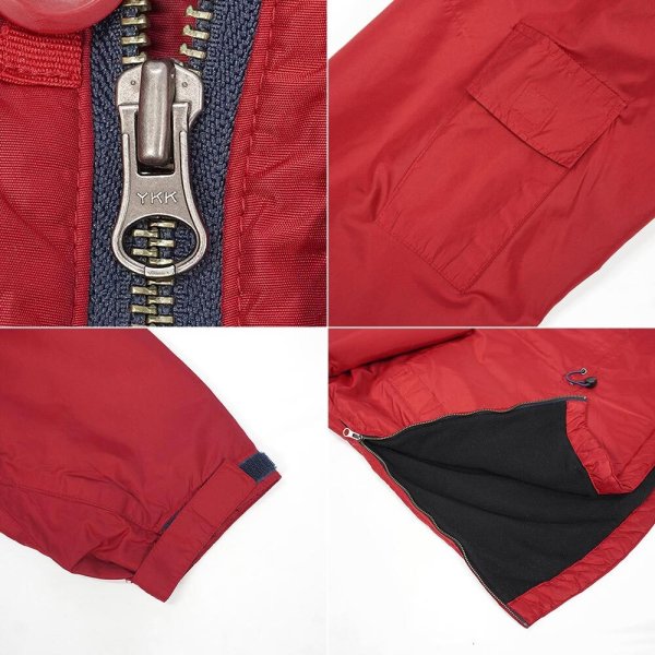 画像3: Early 00's OLD GAP ナイロンアノラック "RED" (3)