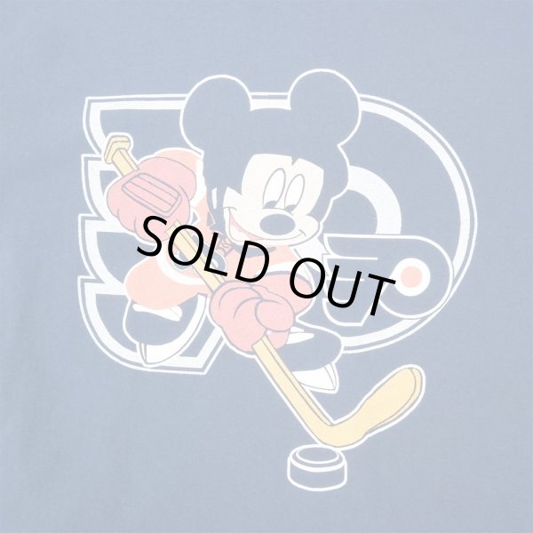 画像2: 00's Philadelphia Flyers × Mickey L/S Tシャツ (2)