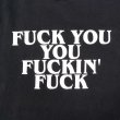 画像2: 00's FUCK YOU YOU FUCKIN’ FUCK プリントTシャツ (2)