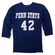 画像1: 90's RUSSELL Vネック フットボールTシャツ "PENN STATE / MADE IN USA" (1)