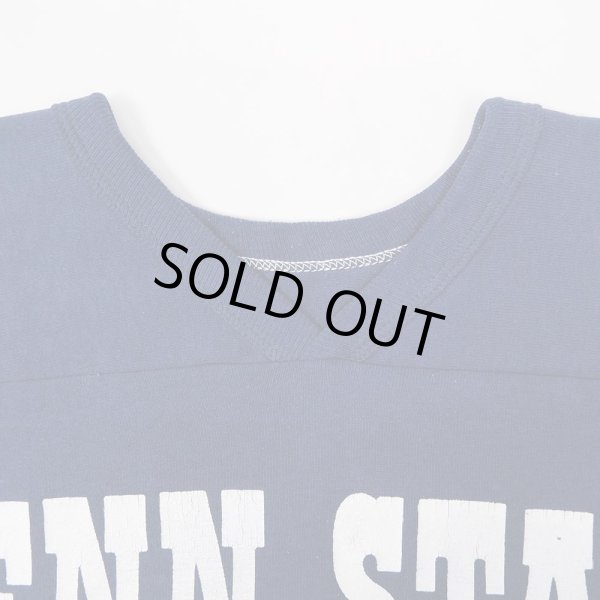 画像4: 90's RUSSELL Vネック フットボールTシャツ "PENN STATE / MADE IN USA" (4)