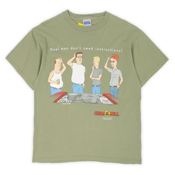 画像1: 90's KING OF THE HILL キャラクタープリントTシャツ (1)
