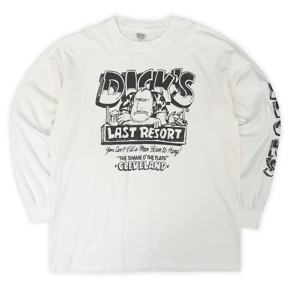 画像1: 90's DICK'S LAST RESORT L/S プリントTシャツ (1)