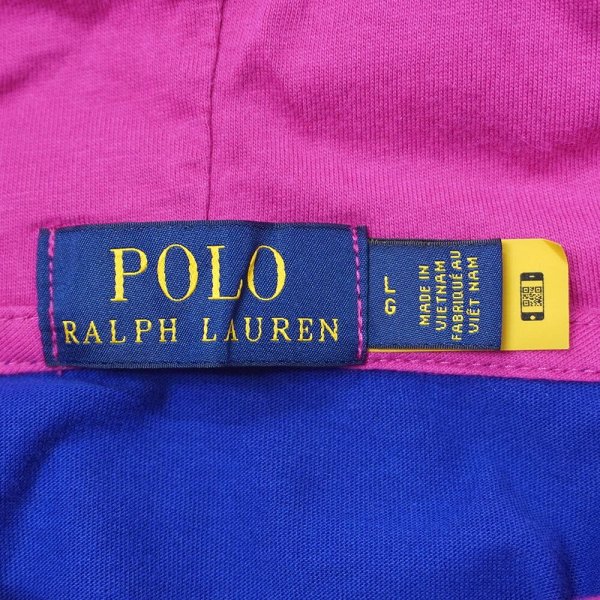 画像2: 00's Polo Ralph Lauren フェイクレイヤード フーディーカットソー (2)