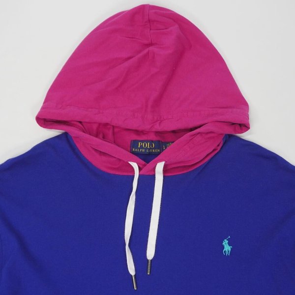 画像3: 00's Polo Ralph Lauren フェイクレイヤード フーディーカットソー (3)