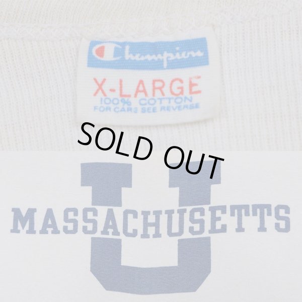 画像3: 70's Champion ベースボールTシャツ “染み込みプリント" (3)