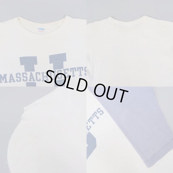 画像4: 70's Champion ベースボールTシャツ “染み込みプリント" (4)