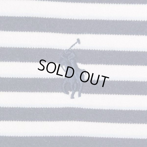 画像3: 00's Polo Ralph Lauren マルチボーダー柄 ポロシャツ (3)