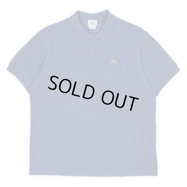 画像1: Late 90's LACOSTE ポロシャツ "DESIGNED IN FRANCE / HEATHER BLUE" (1)
