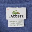 画像2: Late 90's LACOSTE ポロシャツ "DESIGNED IN FRANCE / HEATHER BLUE" (2)