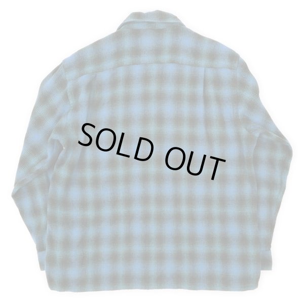 画像2: 70's GREEN BAY オープンカラー ウールシャツ (2)