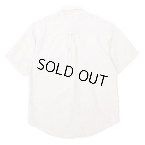 画像2: 90's Eddie Bauer S/S コットンリネンシャツ "黒タグ" (2)