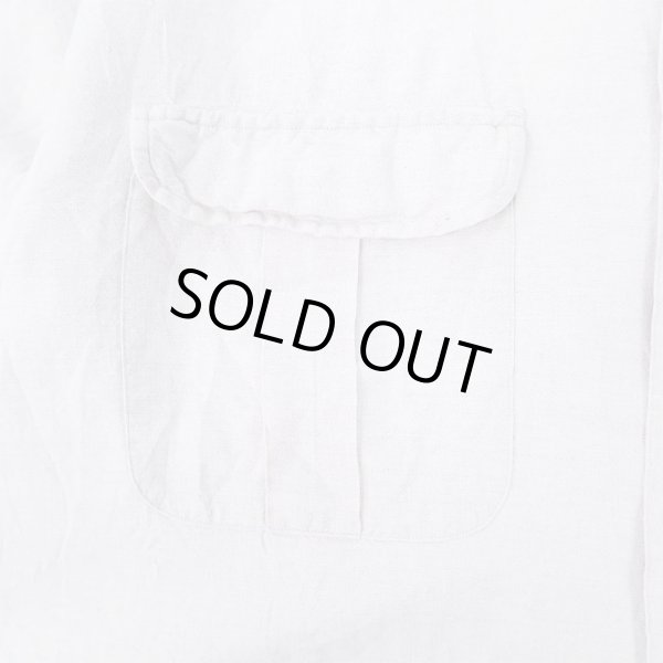 画像4: 90's Eddie Bauer S/S コットンリネンシャツ "黒タグ" (4)