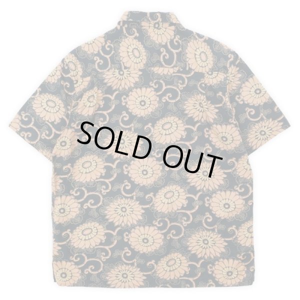 画像2: 00's NAUTICA S/S 総柄シャツ "コットン × リネン" (2)