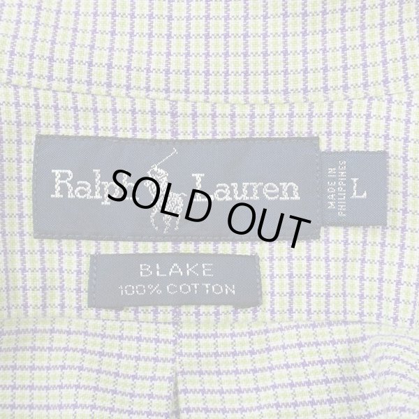 画像2: 90's Polo Ralph Lauren S/S ボタンダウンシャツ "BLAKE" (2)