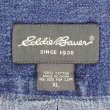 画像2: 00's Eddie Bauer バンドカラー デニムシャツ (2)