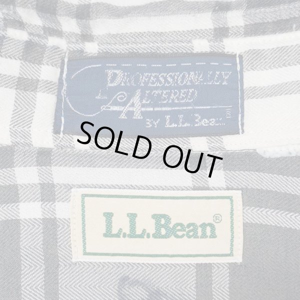 画像2: 90's L.L.Bean HBT ワークシャツ "PROFESSIONALLY ALTERED" (2)