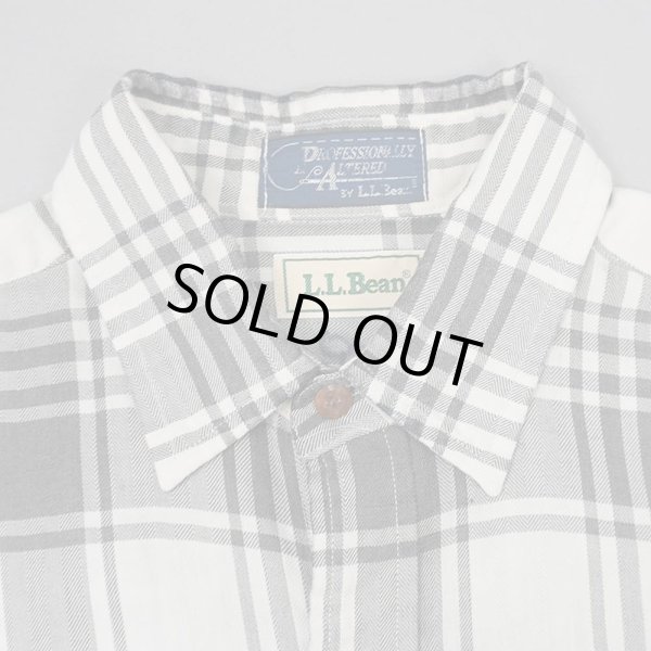 画像3: 90's L.L.Bean HBT ワークシャツ "PROFESSIONALLY ALTERED" (3)