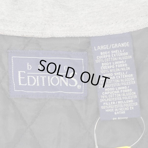 画像2: 90's BASIC EDITIONS キルティングライナー フーディーネルシャツ (2)