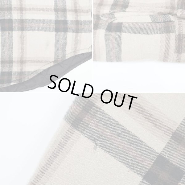 画像5: 90's BASIC EDITIONS キルティングライナー フーディーネルシャツ (5)