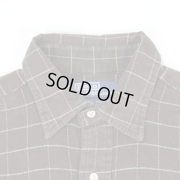 画像3: 90's Polo Ralph Lauren フランネル レギュラーカラーシャツ "LOWELL SPORT" (3)