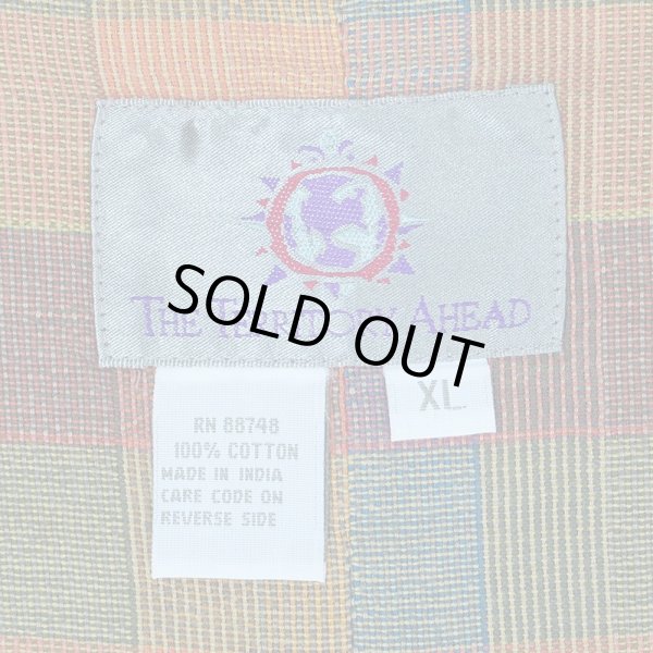 画像2: 90's THE TERRITORY AHEAD フランネル ボタンダウンシャツ (2)