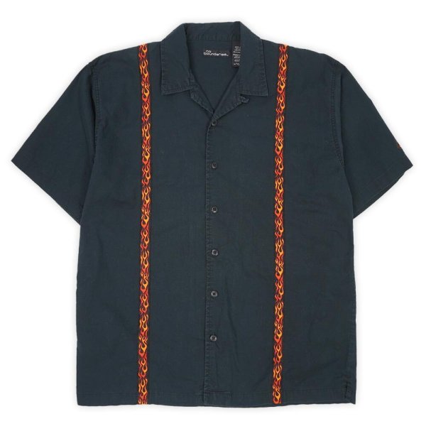 画像1: Late 90's NO BOUNDARIES S/S オープンカラーシャツ (1)