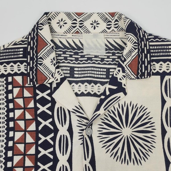 画像3: 70-80's Unknown 総柄 オープンカラーシャツ (3)