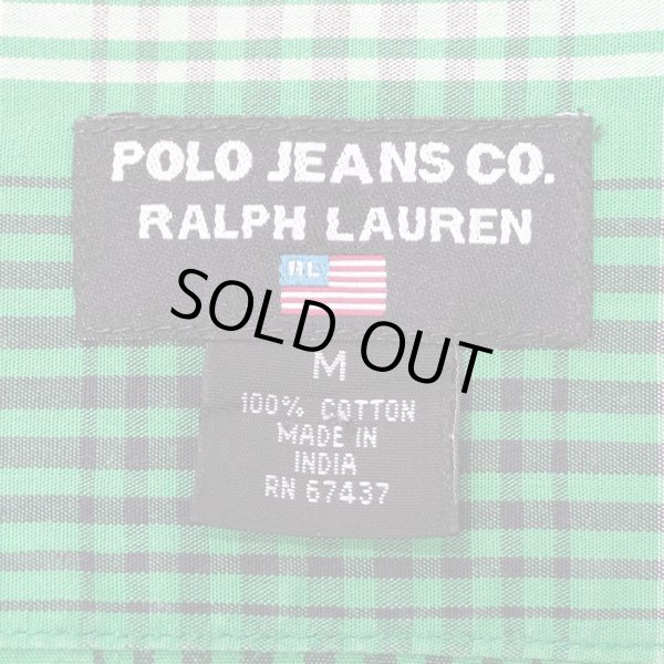 画像2: 90's POLO JEANS レギュラーカラーシャツ (2)