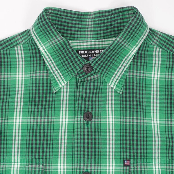 画像3: 90's POLO JEANS レギュラーカラーシャツ (3)