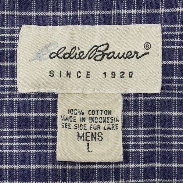画像2: 90's Eddie Bauer S/S ボタンダウンシャツ (2)