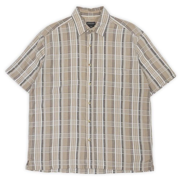画像1: 00's ST JOHN'S BAY S/S レギュラーカラー ボックスシャツ (1)