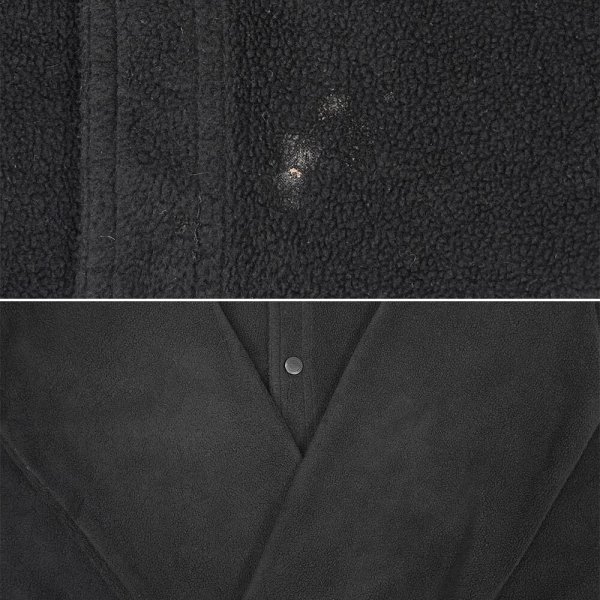 画像3: 00's Woolrich フリースシャツ "BLACK" (3)