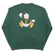 画像2: 90's OREGON DUCKS 両面プリントスウェット "MADE IN USA" (2)