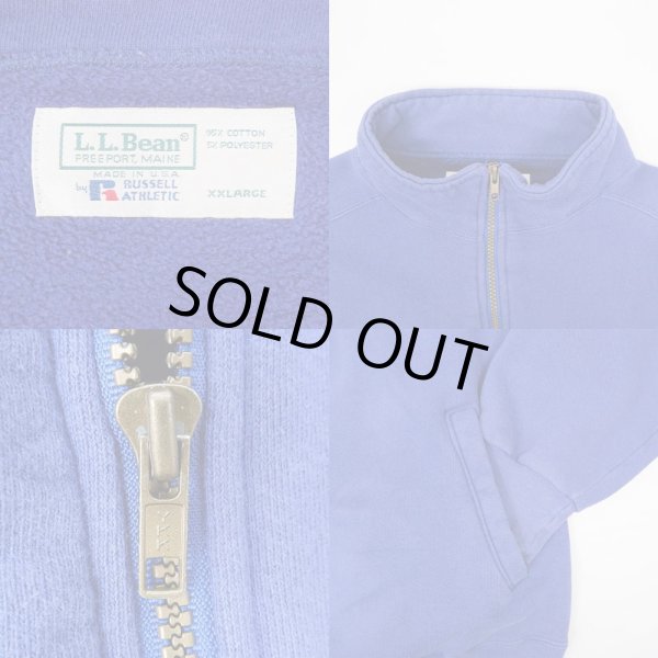 画像2: 90's L.L.Bean × RUSSELL フルジップスウェット "MADE IN USA" (2)