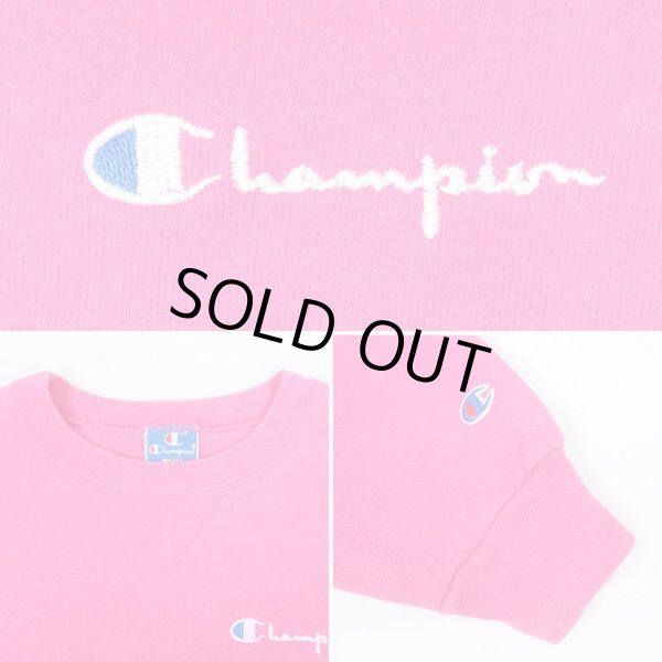 画像3: 90's Champion 前V スウェット "スクリプトロゴ / MADE IN USA" (3)
