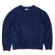 画像1: 90's Polo Ralph Lauren リバースウィーブタイプ スウェット "NAVY" (1)