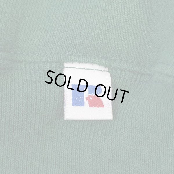 画像4: Early 00's RUSSELL 企業ロゴ刺繍 前Vスウェット "Swan Lake C.C." (4)