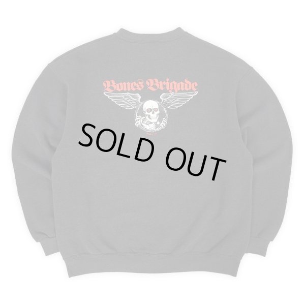 画像1: 00's POWELL PERALTA “BONES BRIGADE” 両面プリント スウェット (1)