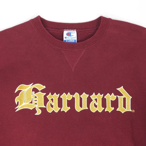 画像3: 90's Champion カレッジプリントスウェット "HARVARD / MADE IN USA" (3)
