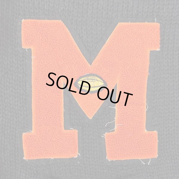 画像3: 50's ALPS 2TONE レタードカーディガン (3)