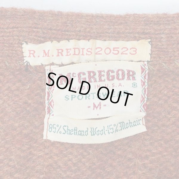 画像2: 60's McGREGOR モヘアカーディガン "MADE IN USA" (2)
